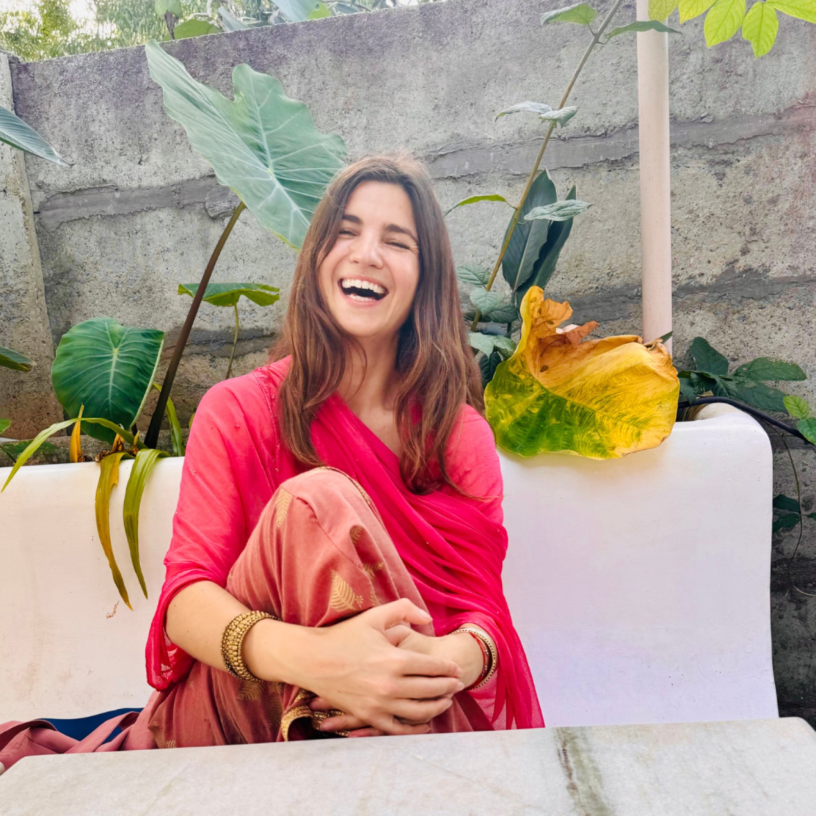 Paula Mariani in Auroville